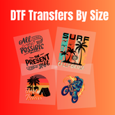 DTF Transfers By Size (2-3 Business Day TAT)
